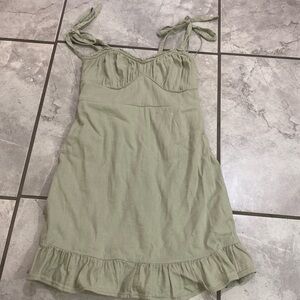 super cute green hollister dress